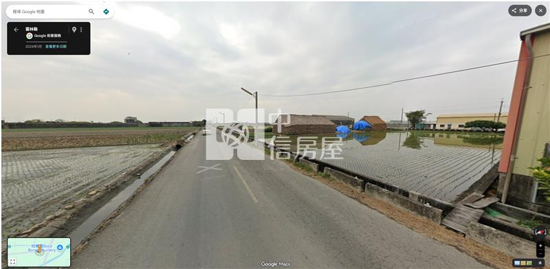 雲林縣莿桐鄉【六合國小】雙面臨路農地房屋室內格局與周邊環境