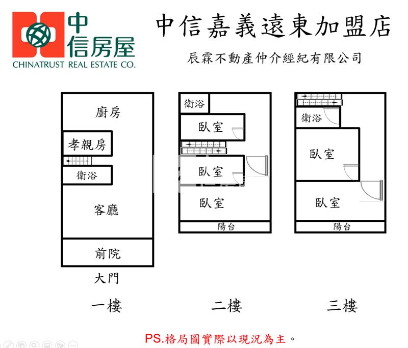 吳鳳科大旁透天房屋室內格局與周邊環境