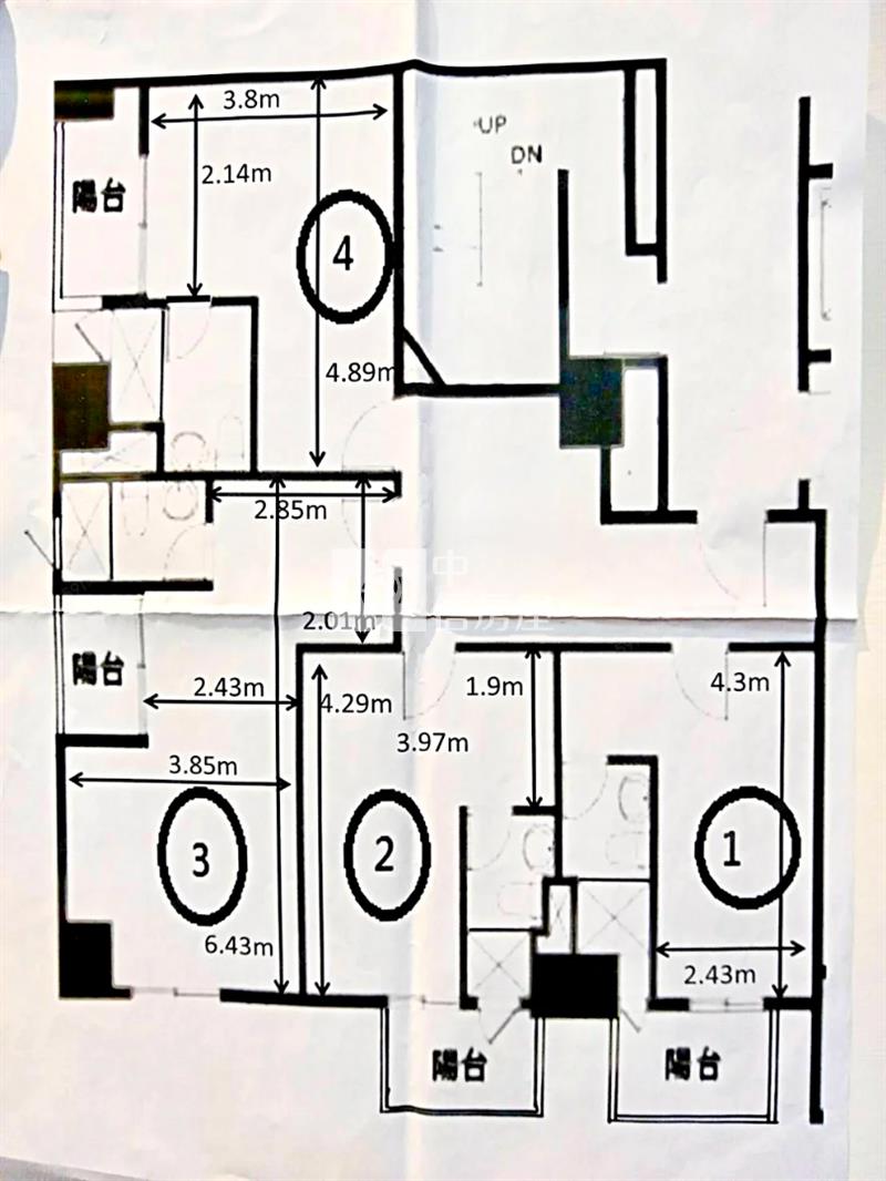 中壢交流道玉山滿租4套房房屋室內格局與周邊環境