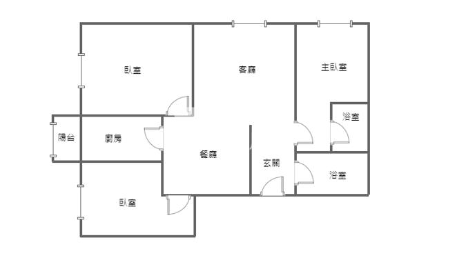 精品國宅頂樓景觀戶房屋室內格局與周邊環境