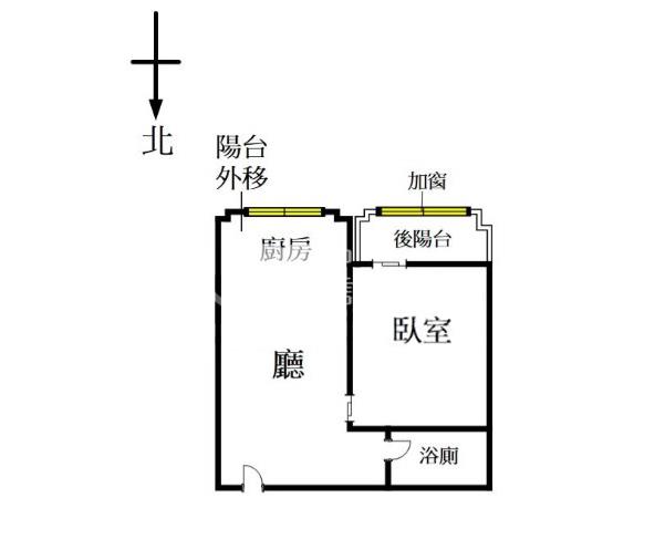 勤美草悟道一房一廳房屋室內格局與周邊環境