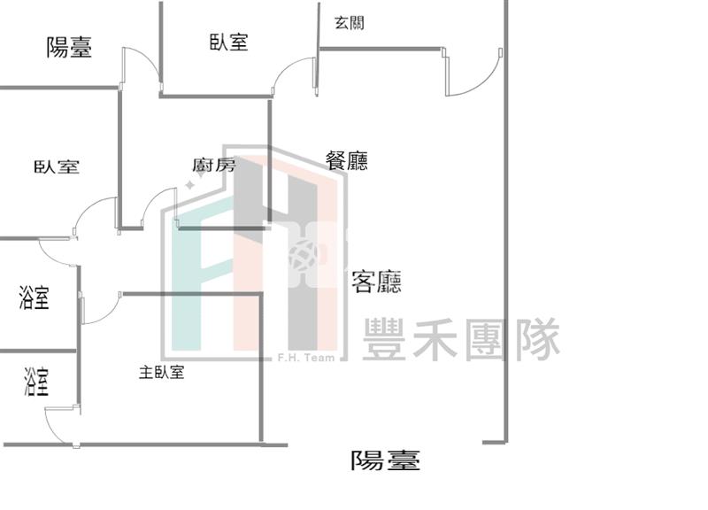 【豐禾】南崁光明國小景觀三房車房屋室內格局與周邊環境