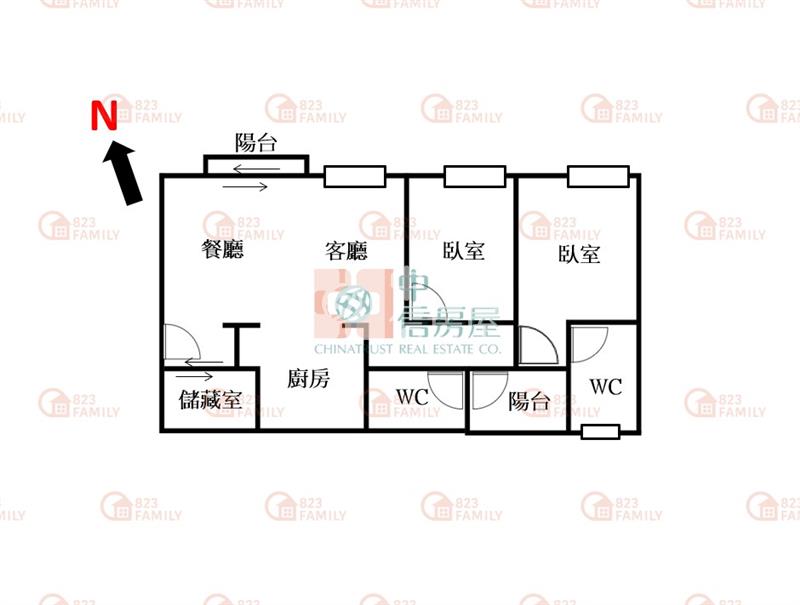 鴻邑璞真百萬裝潢 三改二房附平車房屋室內格局與周邊環境
