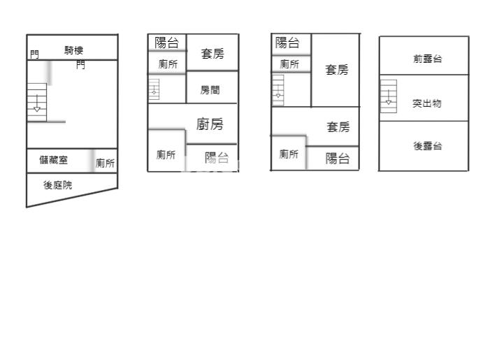 義成商圈旁收租店住房屋室內格局與周邊環境