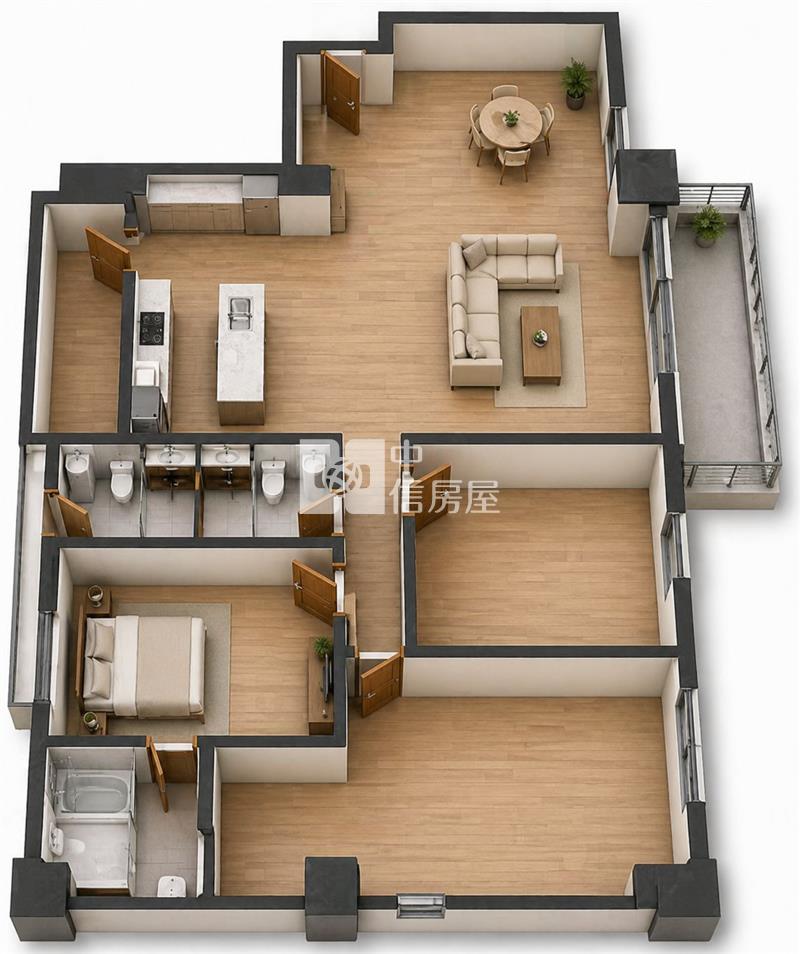 【安家】青埔A19世界MRT大3+1房雙車位房屋室內格局與周邊環境