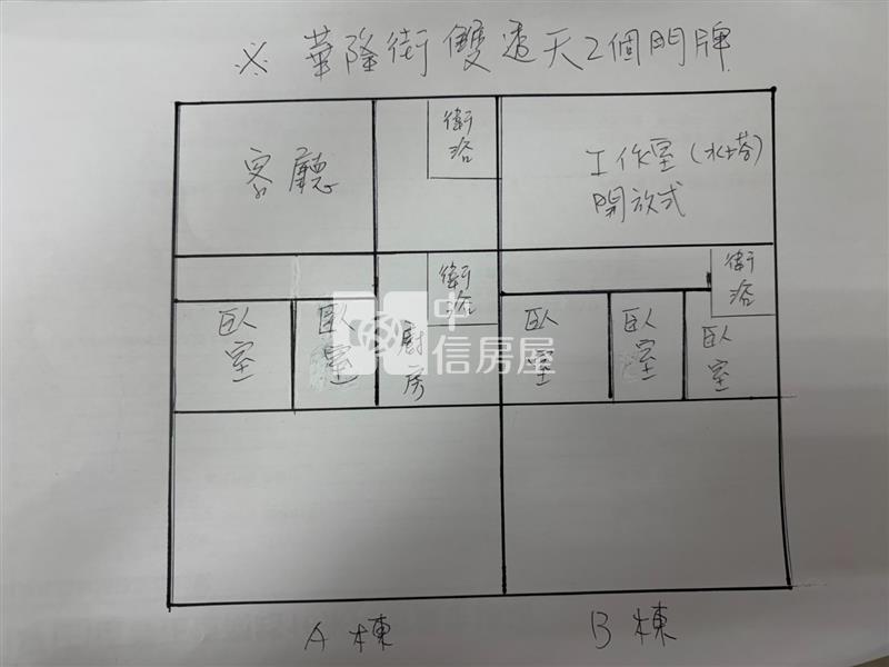(專任)獨家內壢站前三房車房屋室內格局與周邊環境