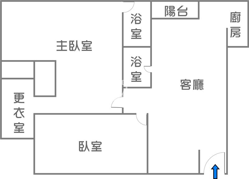 鹽埕埔商圈捷運站電梯2房房屋室內格局與周邊環境