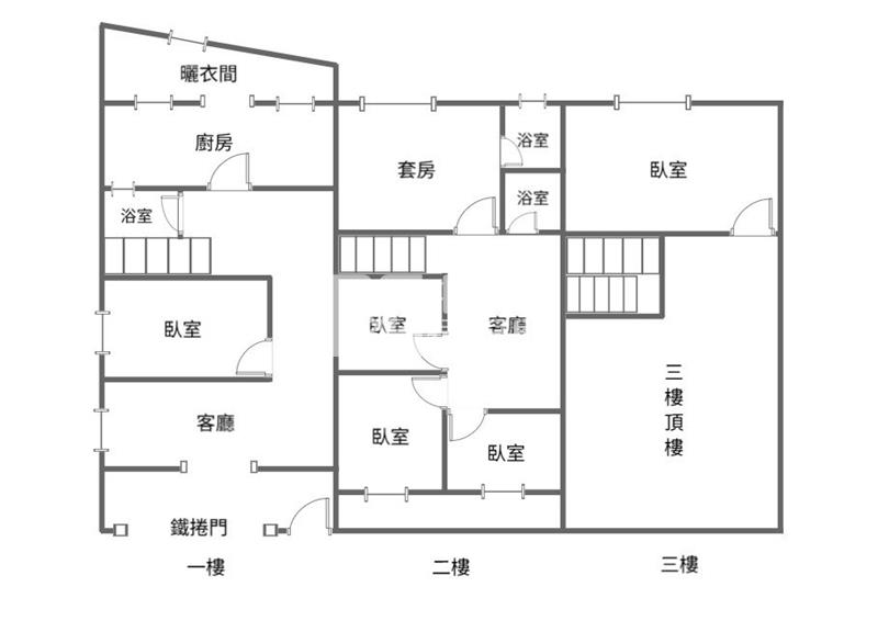 中壢七米面寬大地坪透天房屋室內格局與周邊環境
