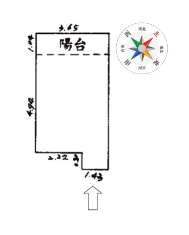 文華高中成都1號苑雙套房房屋室內格局與周邊環境