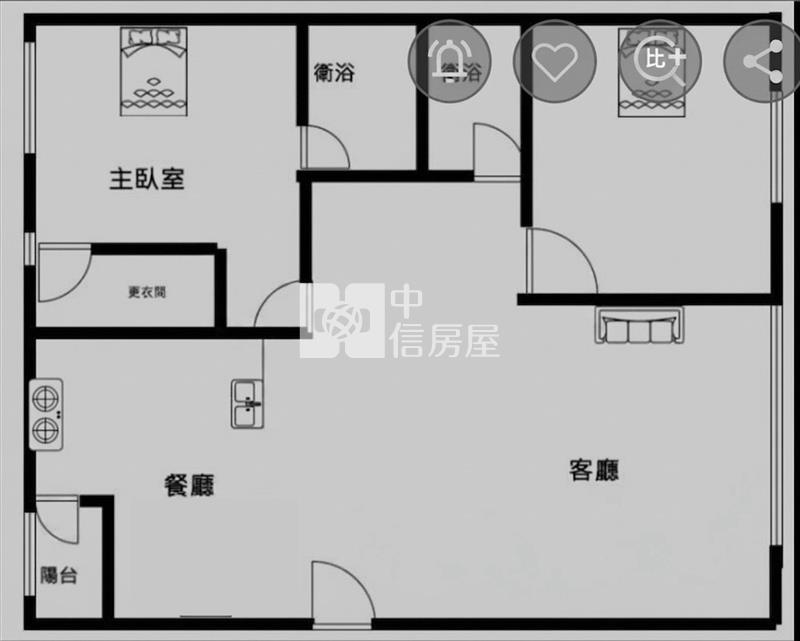 法國之星裝潢2房車房屋室內格局與周邊環境