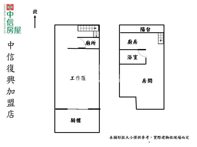 (德昌國寶吉祥)大里軟體園區 挑高美樓店房屋室內格局與周邊環境