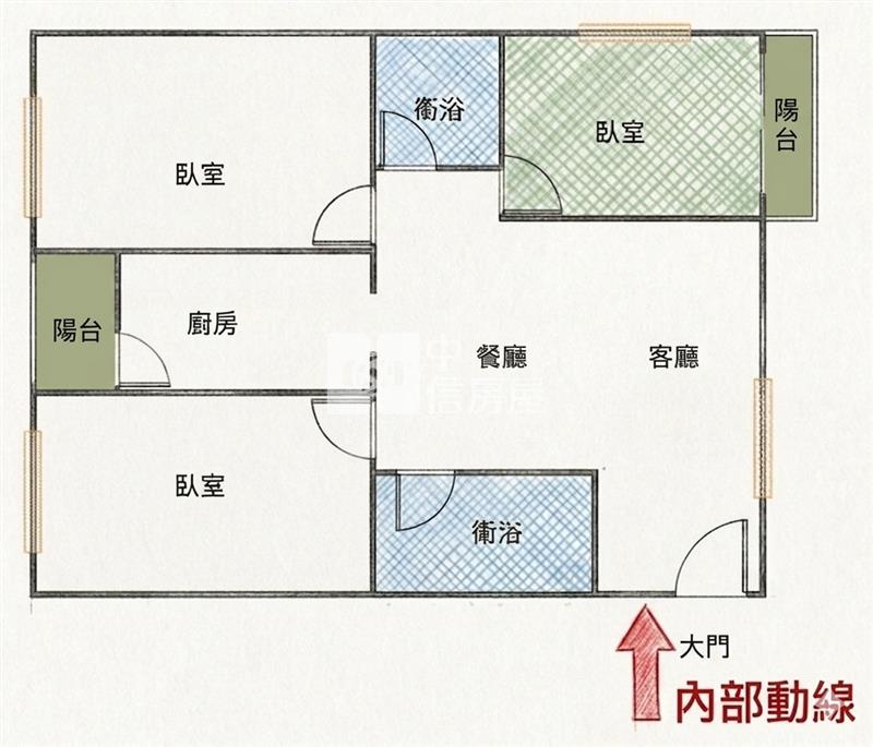 湖口長富御都三房房屋室內格局與周邊環境