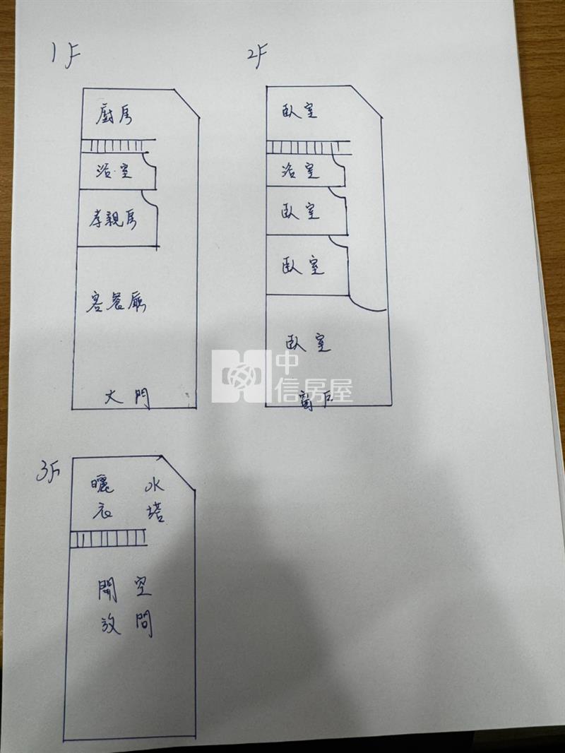 平鎮透天 公園第一排房屋室內格局與周邊環境