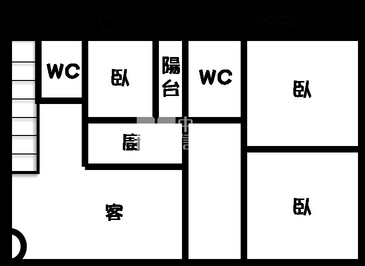 員林第一市場旁華廈房屋室內格局與周邊環境