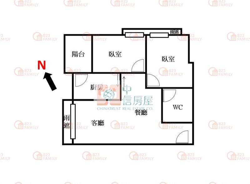 降價北屯盛築松築二房房屋室內格局與周邊環境