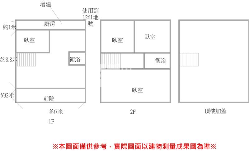 永福路靜巷透天房屋室內格局與周邊環境