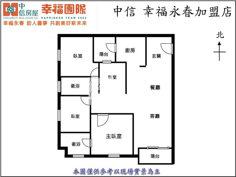 大里景川匯四房平車房屋室內格局與周邊環境