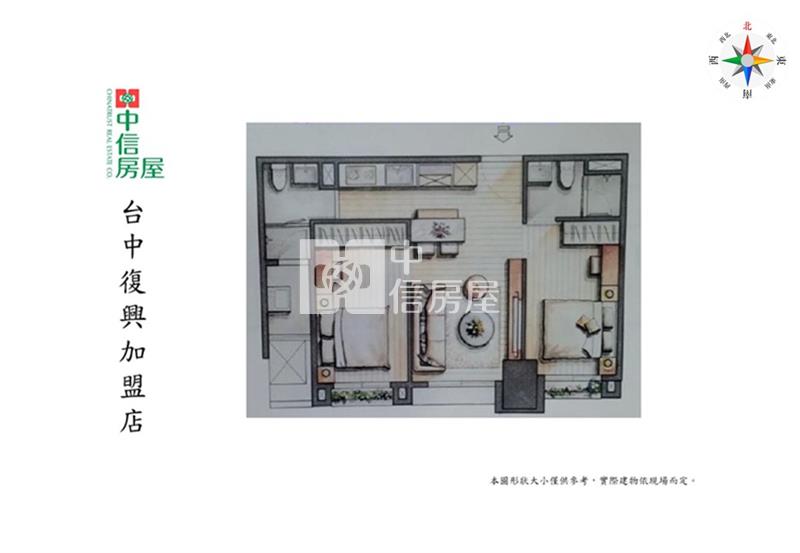 崇德漢口商圈2房2衛平車美屋房屋室內格局與周邊環境