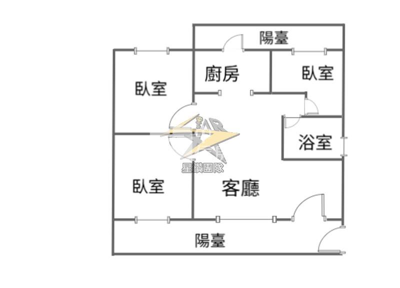 【星鑽】內壢環中商圈健身公寓3房房屋室內格局與周邊環境
