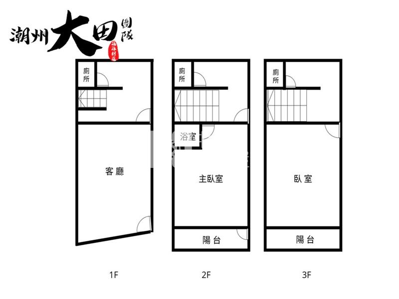 林邊中山路透天店面房屋室內格局與周邊環境