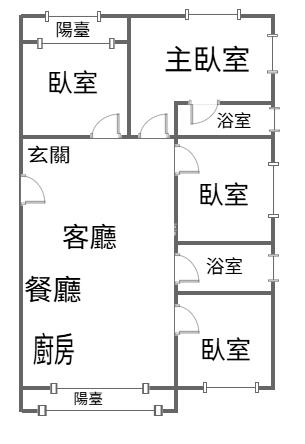未來平鎮車站中悅桂冠景觀4房車房屋室內格局與周邊環境