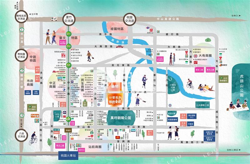 【神馬】(專任)水岸綠地小檜溪大2+1房2衛B1大平車房屋室內格局與周邊環境
