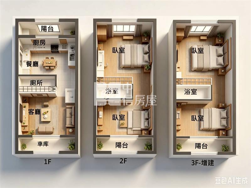水上柳子林車庫別墅房屋室內格局與周邊環境