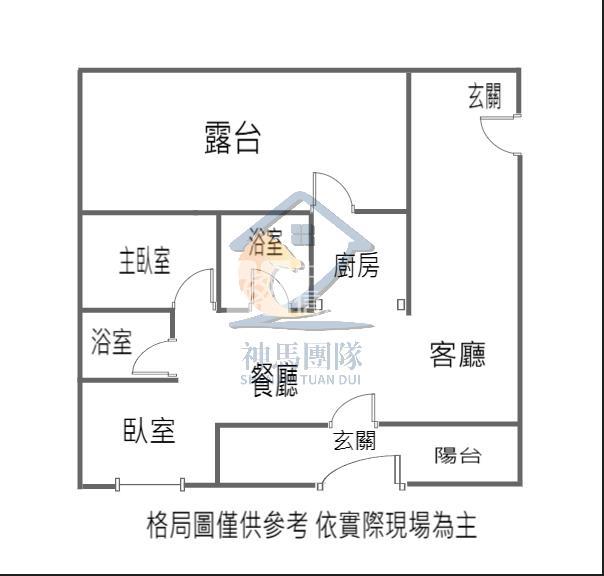 【神馬】過嶺百萬裝潢店住+車位房屋室內格局與周邊環境