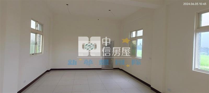 【新夢想】新屋10米路全新資材室美農地房屋室內格局與周邊環境
