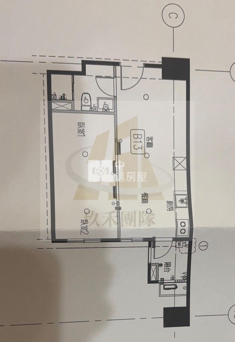 【玖禾】青埔高鐵站前250米全新2改1房房屋室內格局與周邊環境