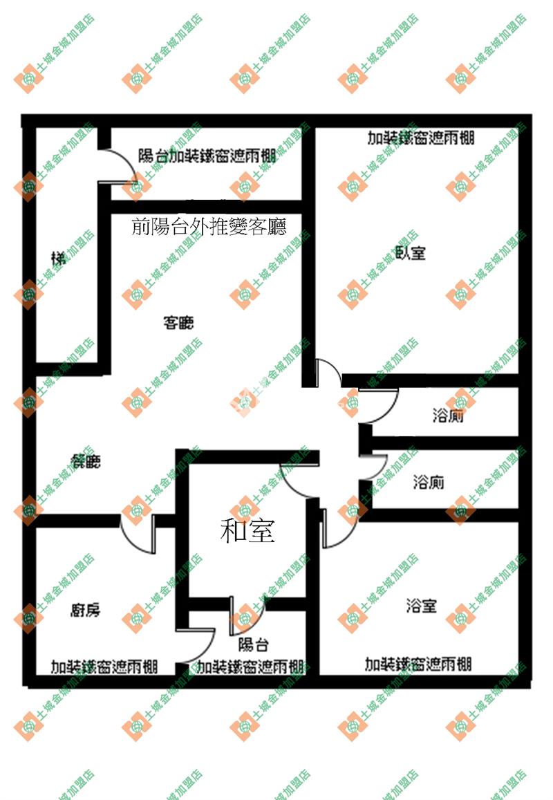 7方正和平路美寓房屋室內格局與周邊環境