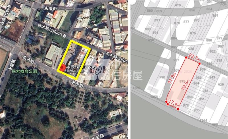 永康探索公園580坪優質建地房屋室內格局與周邊環境