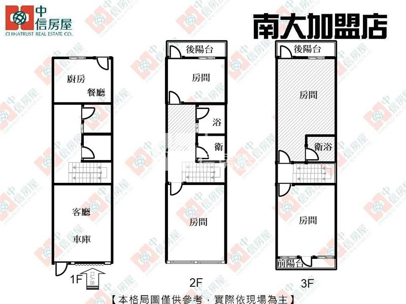遠百商業區透天厝房屋室內格局與周邊環境