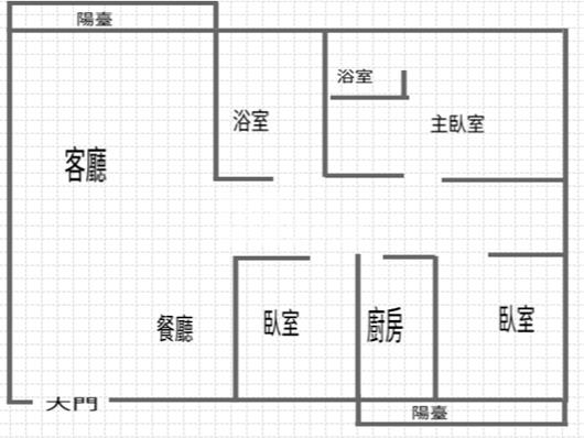 東山河雅致平車美樓房屋室內格局與周邊環境