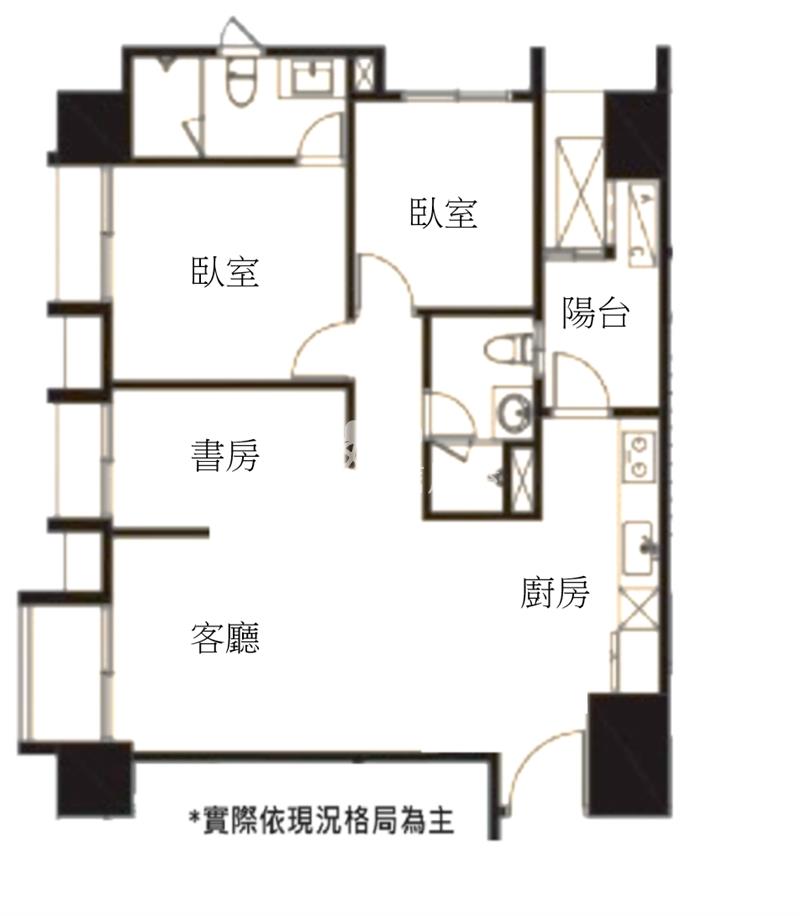 竹北台科大築之細道3改2+1房車房屋室內格局與周邊環境