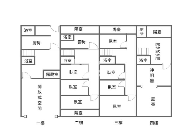 平鎮山仔頂透店房屋室內格局與周邊環境
