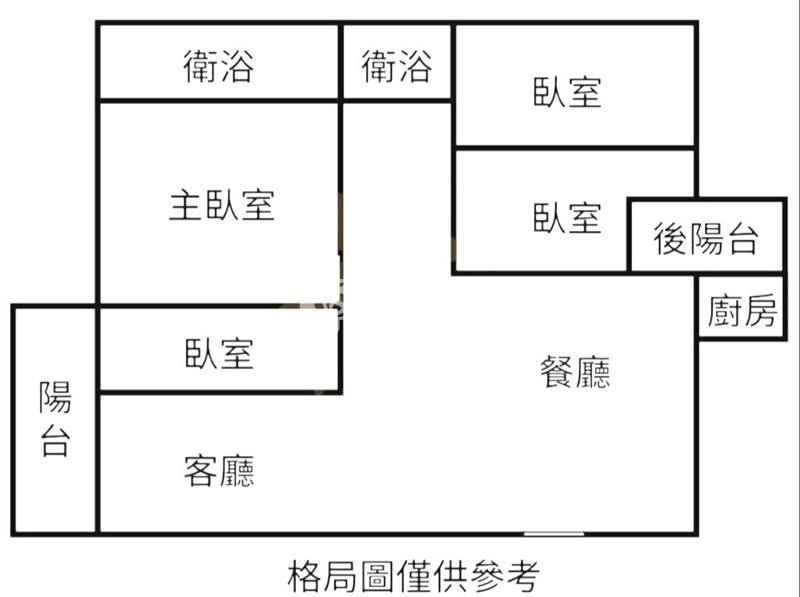 百年鎮A案3房房屋室內格局與周邊環境