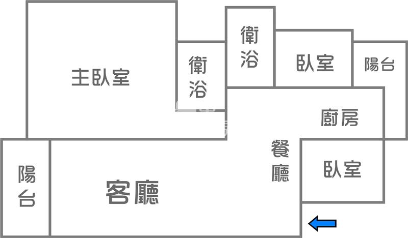 亞灣景觀次高樓三房+平車房屋室內格局與周邊環境