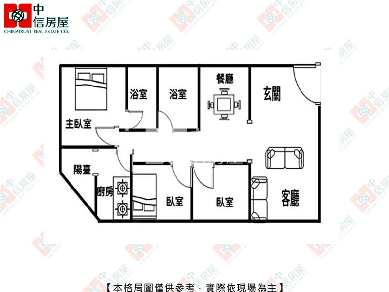 動物園電梯三房+車位房屋室內格局與周邊環境