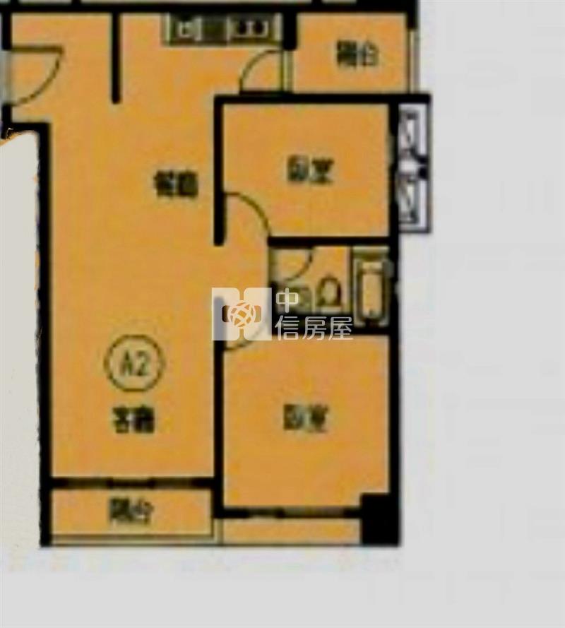 中壢體育園區-花園城堡景觀2房車房屋室內格局與周邊環境