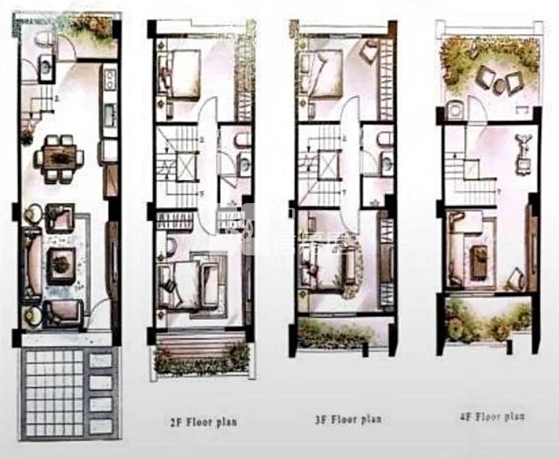弘光靜宜綠活HOUSE前院車庫全新別墅房屋室內格局與周邊環境