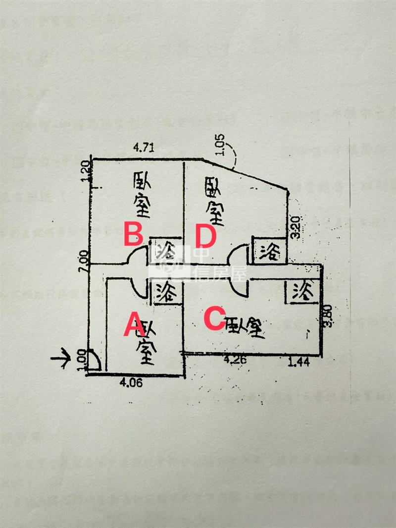 【安家】健行大學四套房房屋室內格局與周邊環境