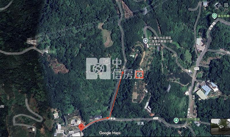后里圳寮山坡地房屋室內格局與周邊環境
