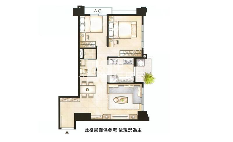 【神馬】過嶺好市多松義美學裝潢二房+充電樁車位房屋室內格局與周邊環境