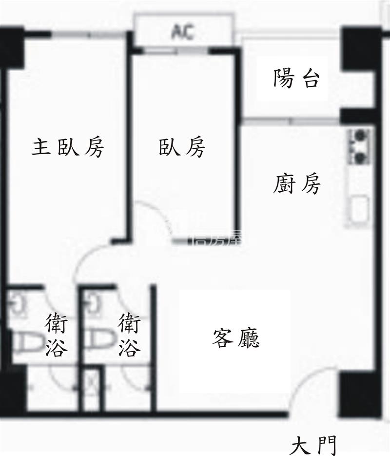 永豐高中織未來二房車房屋室內格局與周邊環境