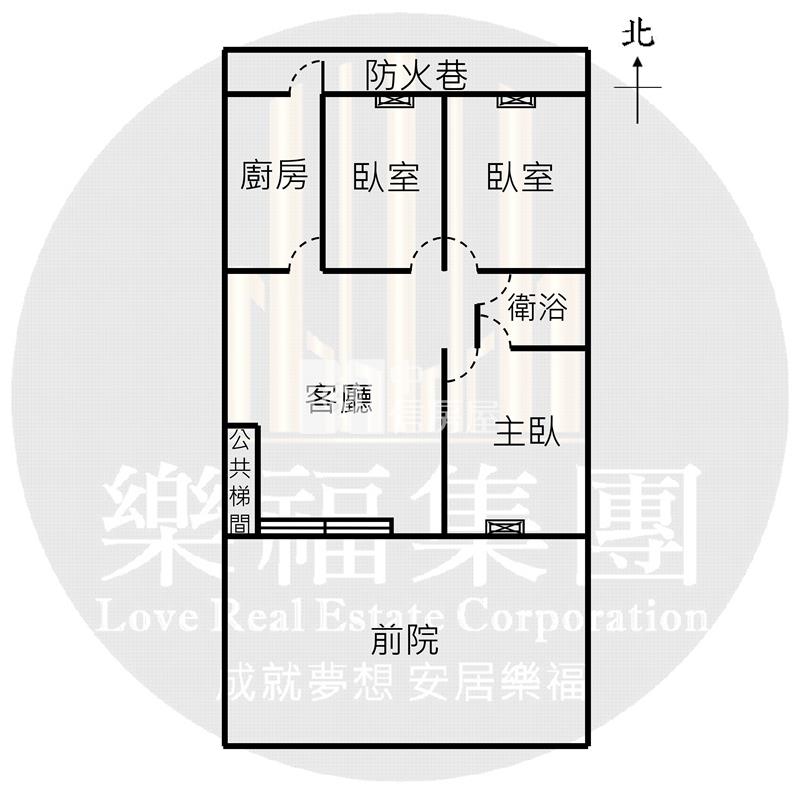 中興大旁7米面寬絕版庭院花園美寓B房屋室內格局與周邊環境