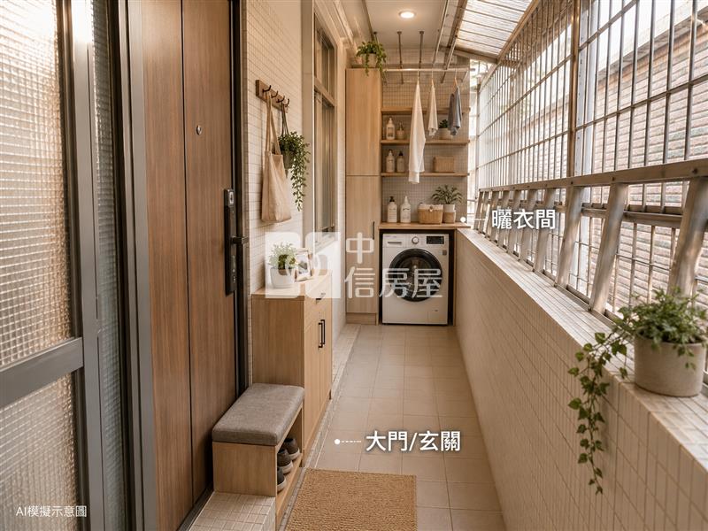 正廟口商圈3樓裝潢為AI模擬示意圖房屋室內格局與周邊環境