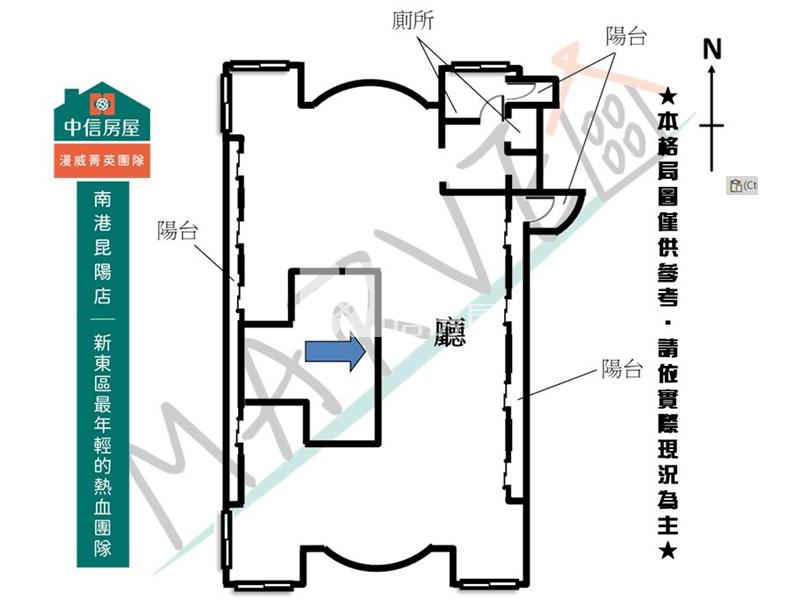 皇冠高樓山海美景房屋室內格局與周邊環境