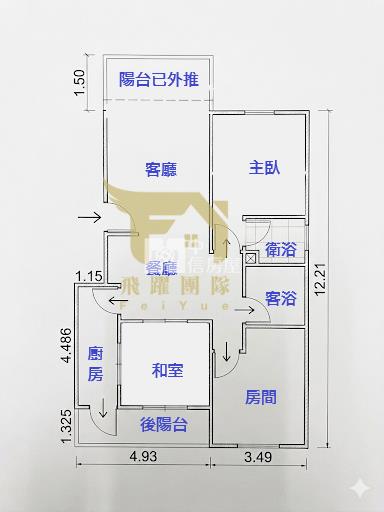 【專委】未來體區旁|太子國寶|3房+車位房屋室內格局與周邊環境