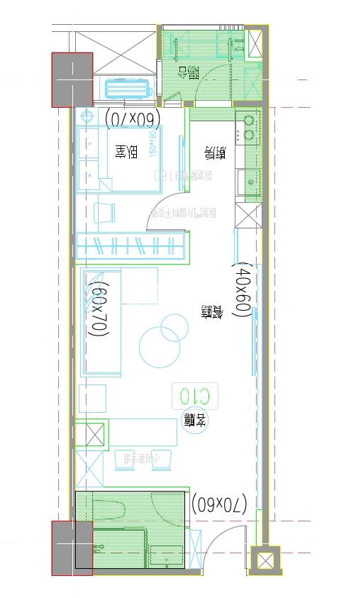 A18高鐵站前精華低總價1+1房房屋室內格局與周邊環境